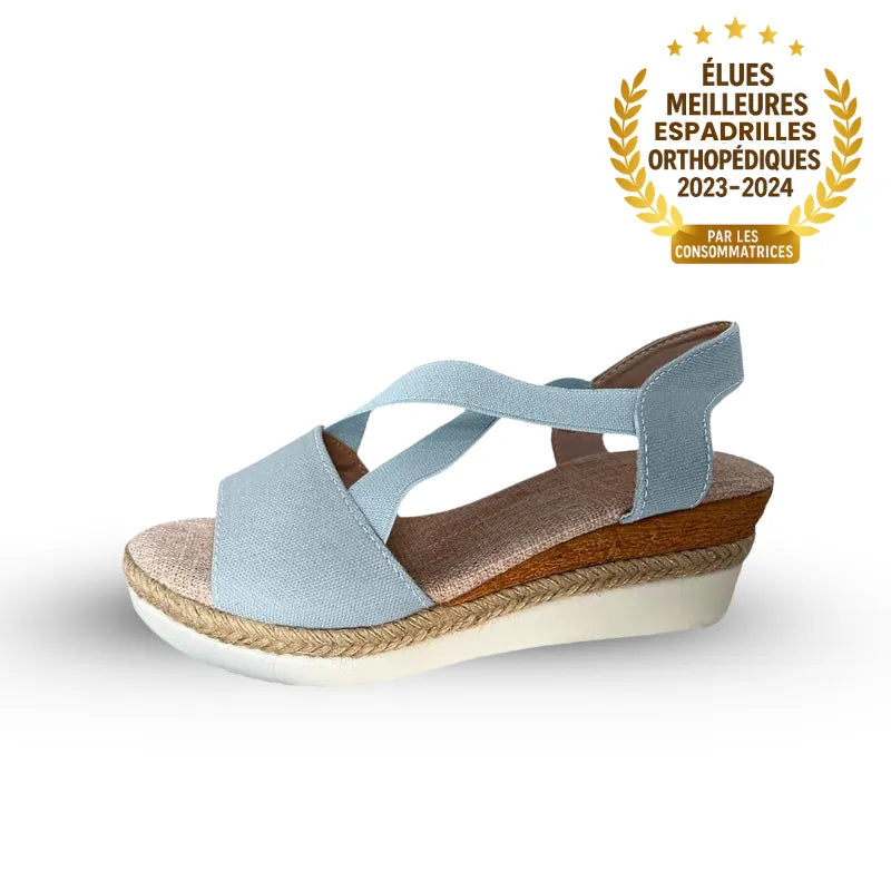 Calvina™ - Sandales compensées à confort orthopédique