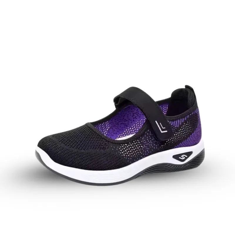 ErgoFlex™ - Baskets à scratch à confort orthopédique pour femme