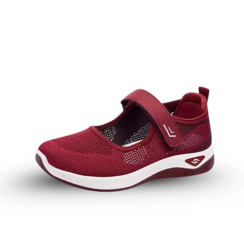 ErgoFlex™ - Baskets à scratch à confort orthopédique pour femme