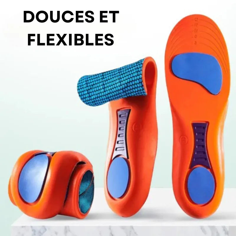 Paire de semelles orthopédiques