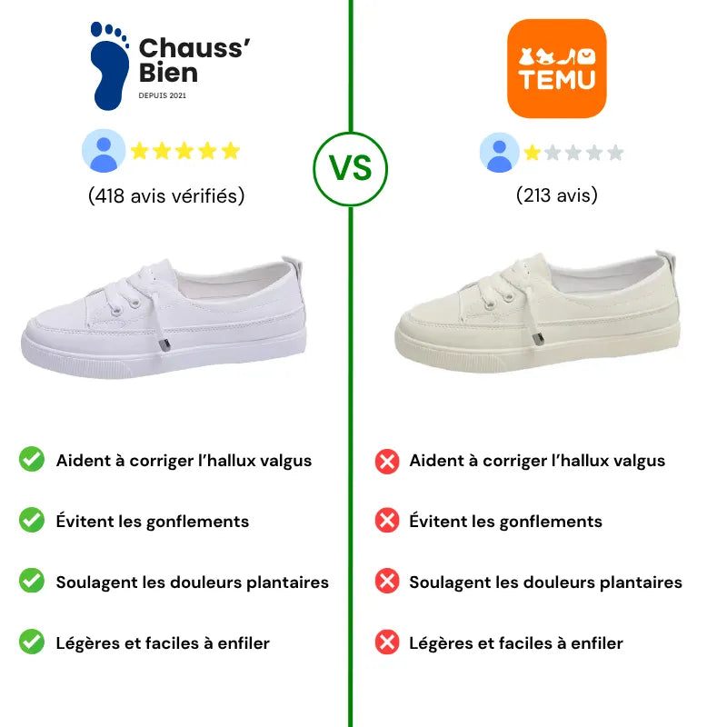 Vitalia™ - Baskets à confort orthopédique femme