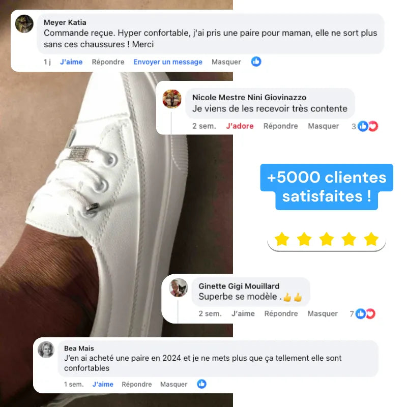 Vitalia™ - Baskets à confort orthopédique femme