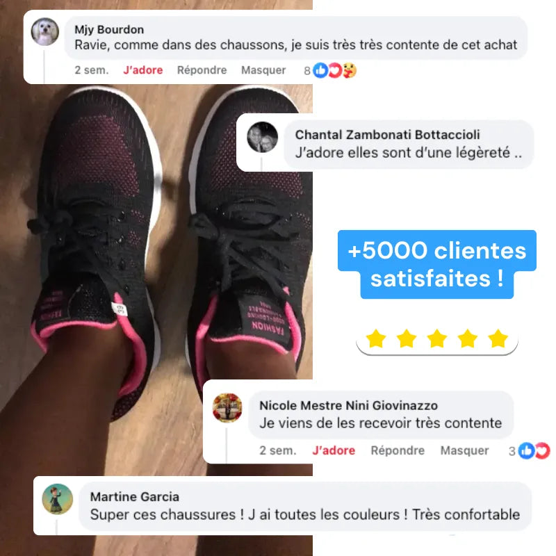 ErgoBoost™ - Baskets à confort orthopédique pour femme