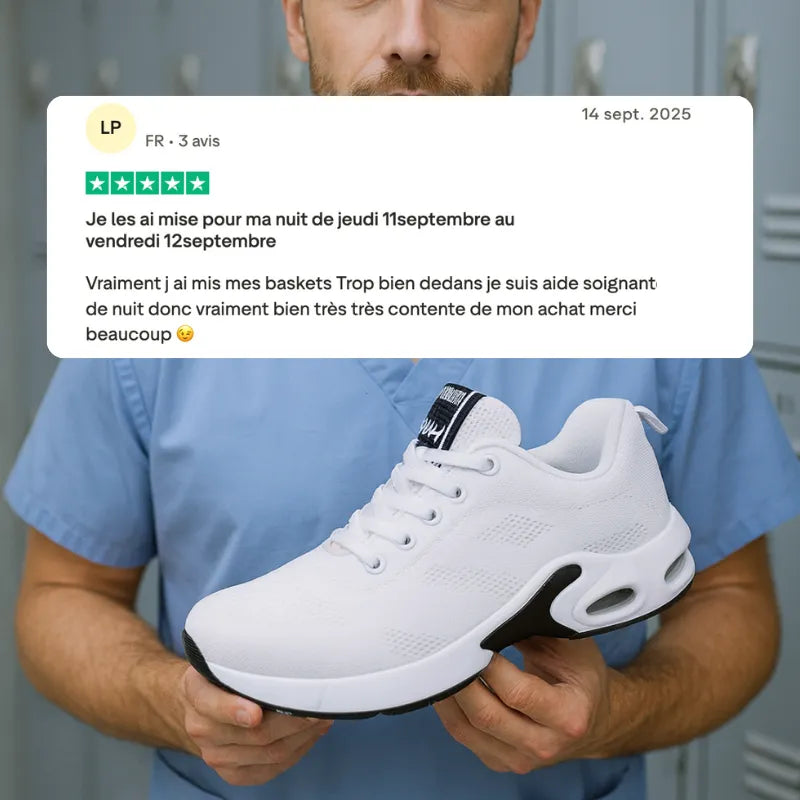 ErgoVita™ - Baskets à confort orthopédique homme