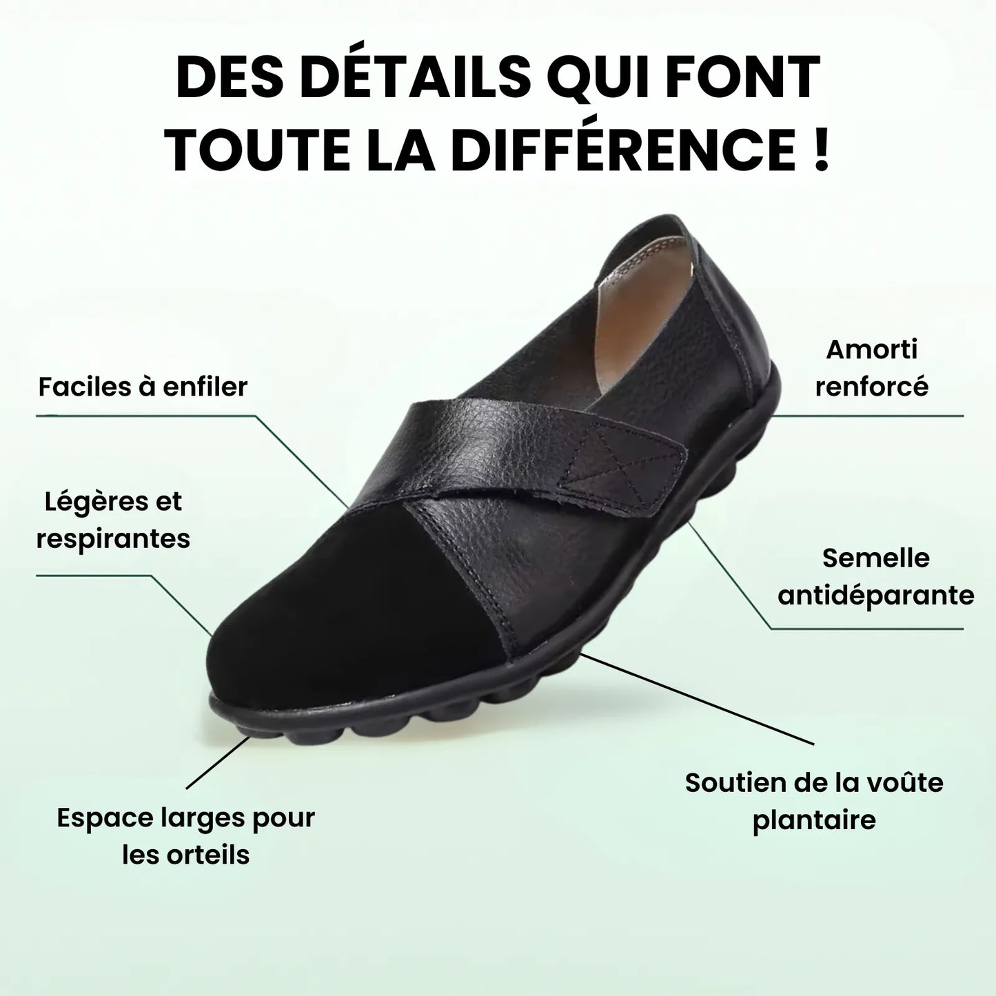 Serena™ - Ballerines à confort orthopédique