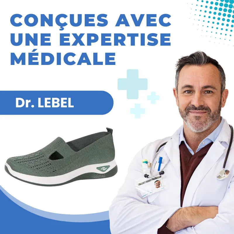 ErgoStepia™ - Baskets à confort orthopédique pour femme