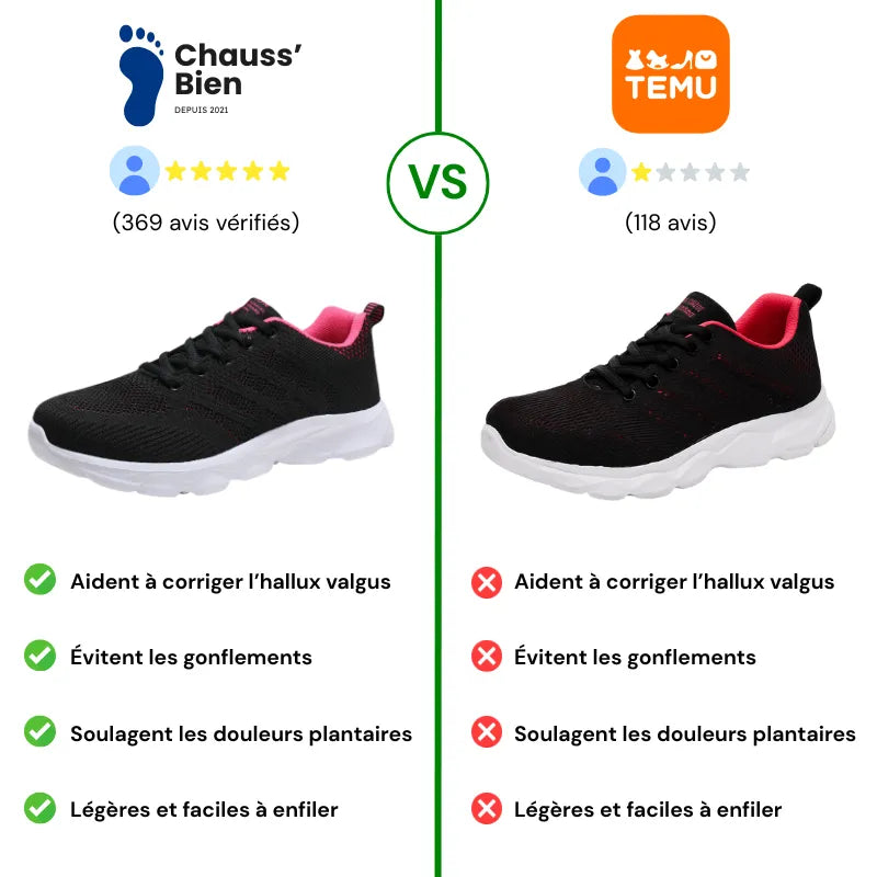 ErgoBoost™ - Baskets à confort orthopédique pour femme