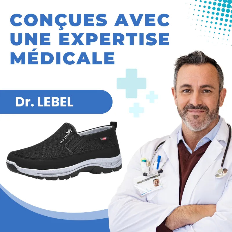 OrthoSport+™ - Chaussures de marche à confort orthopédique homme