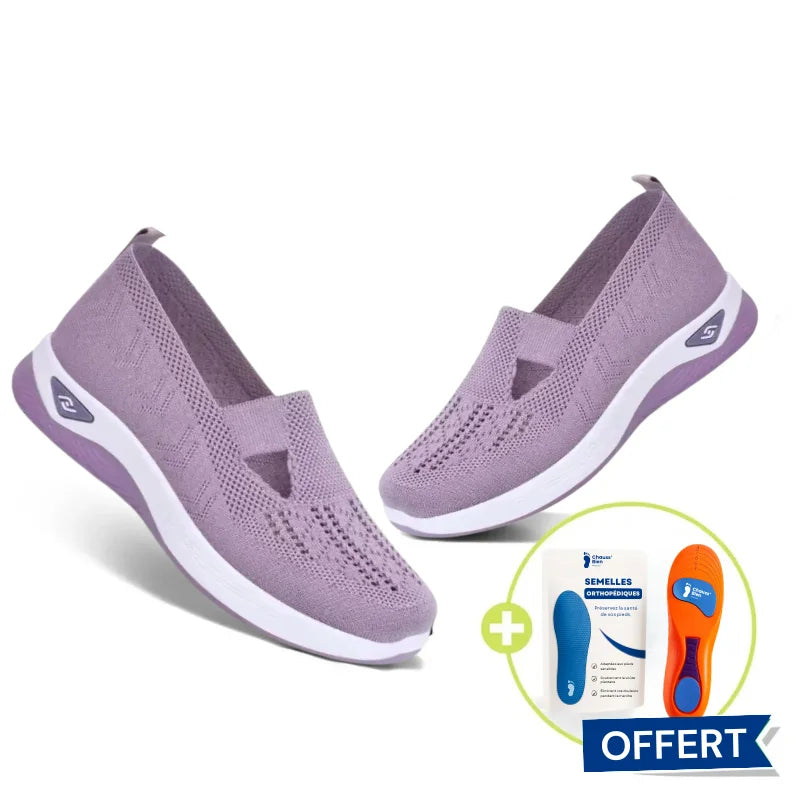 ErgoStepia™ - Baskets à confort orthopédique pour femme