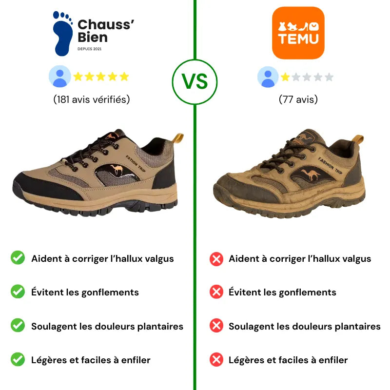 FationTrip™ - Chaussures de marche à confort orthopédique