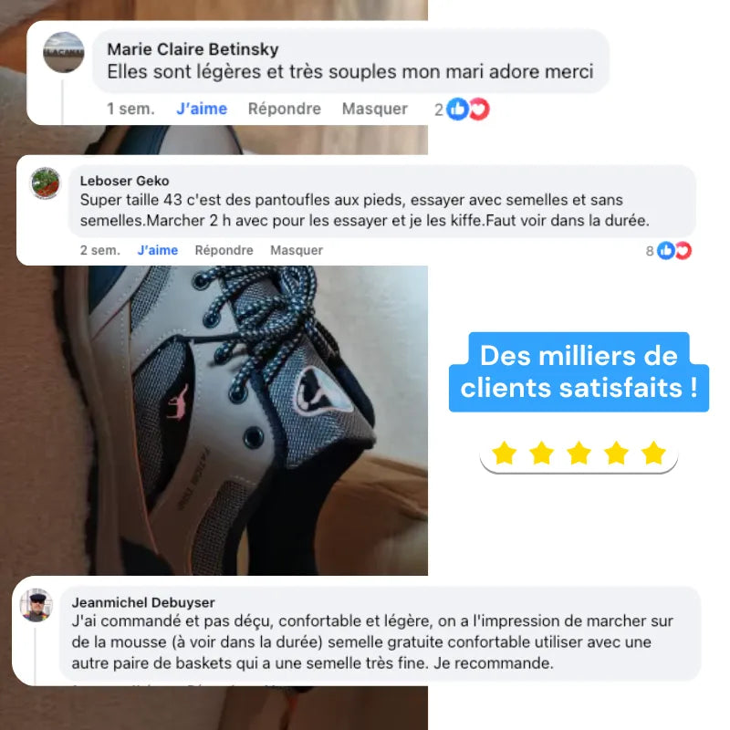 FationTrip™ - Chaussures de marche à confort orthopédique