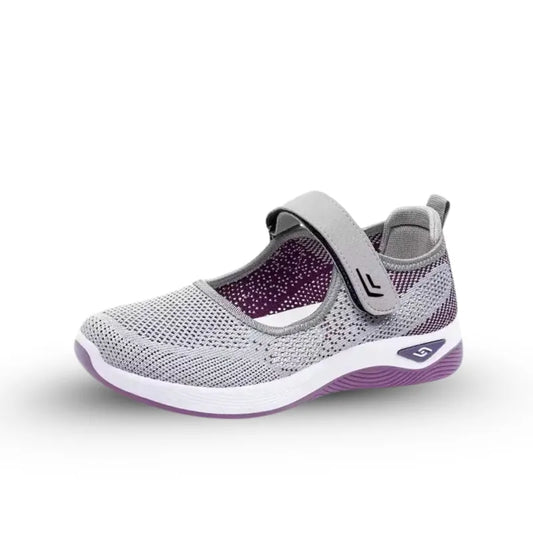ErgoFlex™ - Baskets à scratch à confort orthopédique pour femme