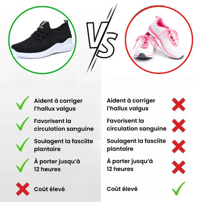 ErgoModa™ - Baskets à confort orthopédique pour femme