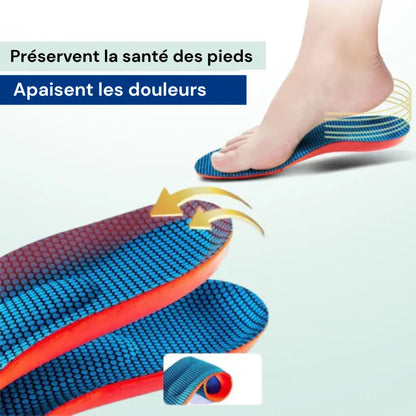 Paire de semelles orthopédiques