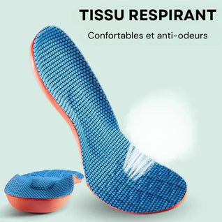Paire de semelles orthopédiques