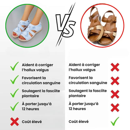 Liora™ - Sandales à confort orthopédique pour femme
