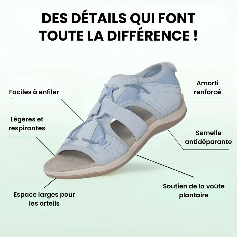 Liora™ - Sandales à confort orthopédique pour femme