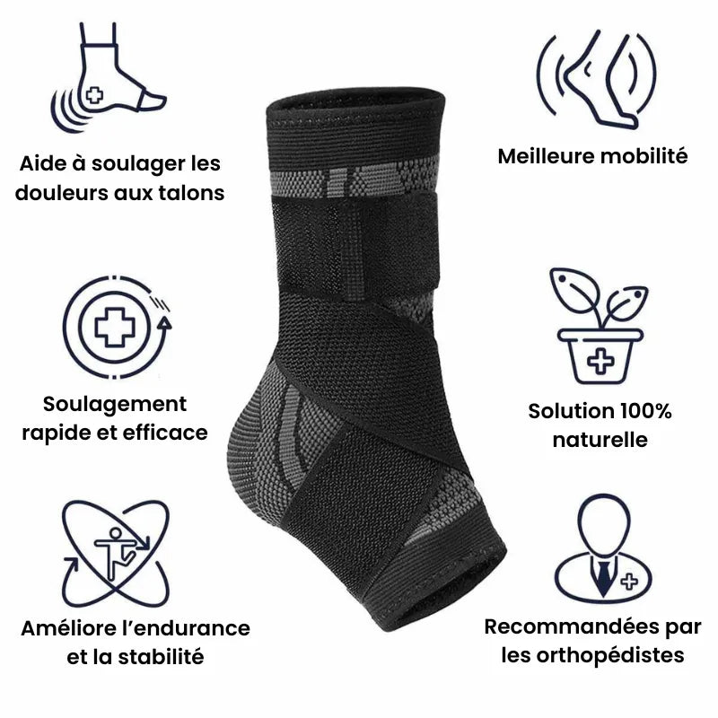 FlexFit™ - Chevillères de contention avec sangles de maintien