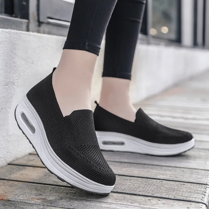 Ergovia™ - Baskets à confort orthopédique femme