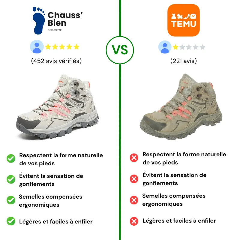 RandoTrail™ - Chaussures de randonnée à confort orthopédique