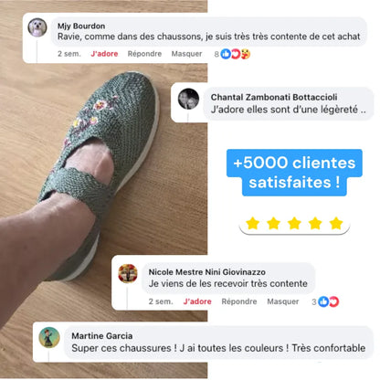 ErgoFlora™ - Baskets fleuries à confort orthopédique
