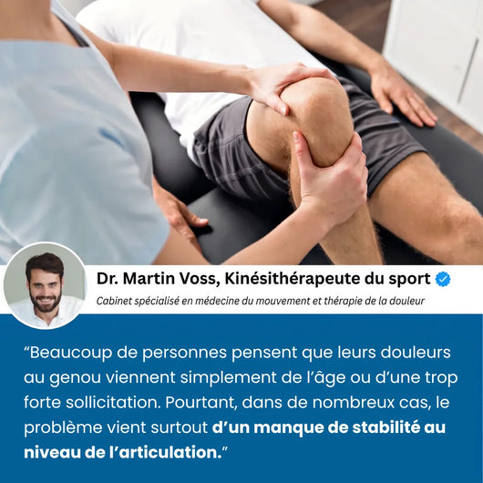 KinéFlex™ – Bandes adhésives de kinésiologie pour le genou