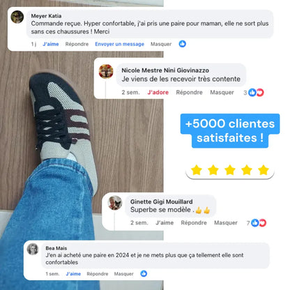 ErgoNova™ - Baskets à confort orthopédique pour femme