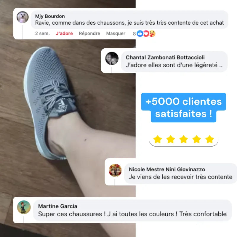 ErgoModa™ - Baskets à confort orthopédique pour femme