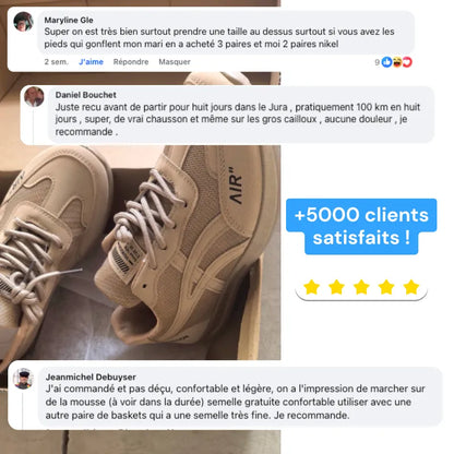 AirSport+™ - Baskets à confort orthopédique homme