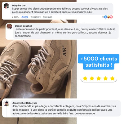 AirSport+™ - Baskets à confort orthopédique homme