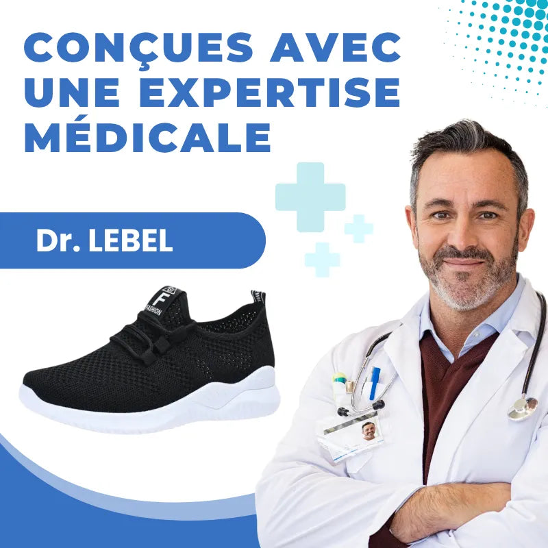 ErgoModa™ - Baskets à confort orthopédique pour femme