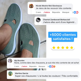 ErgoStepia™ - Baskets à confort orthopédique pour femme