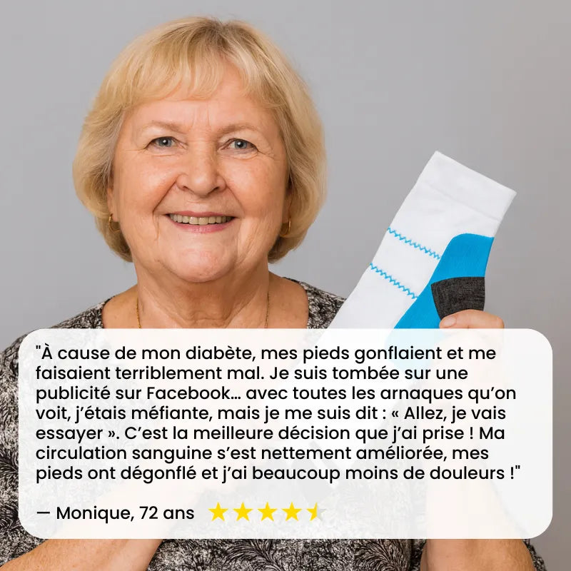 OrthoSocks™ - Chaussettes de compression en fibre de bambou