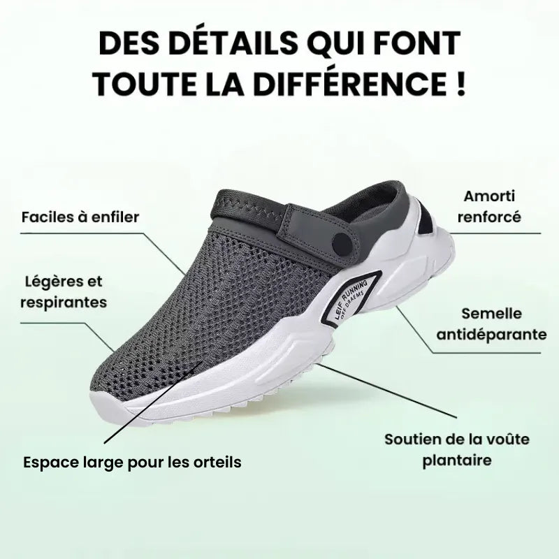 OrthoZen™ - Sandales à confort orthopédique pour homme