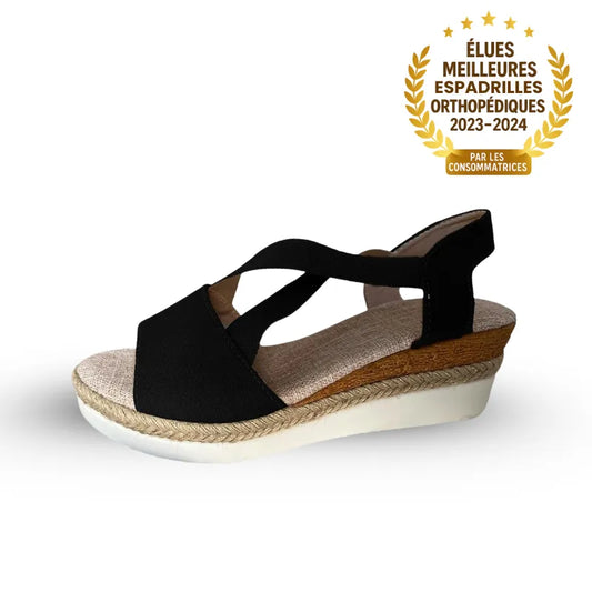 Calvina™ - Sandales compensées à confort orthopédique