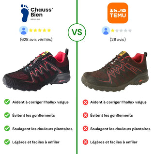 OrthoSpeed™ - Chaussures de marche à confort orthopédique pour homme