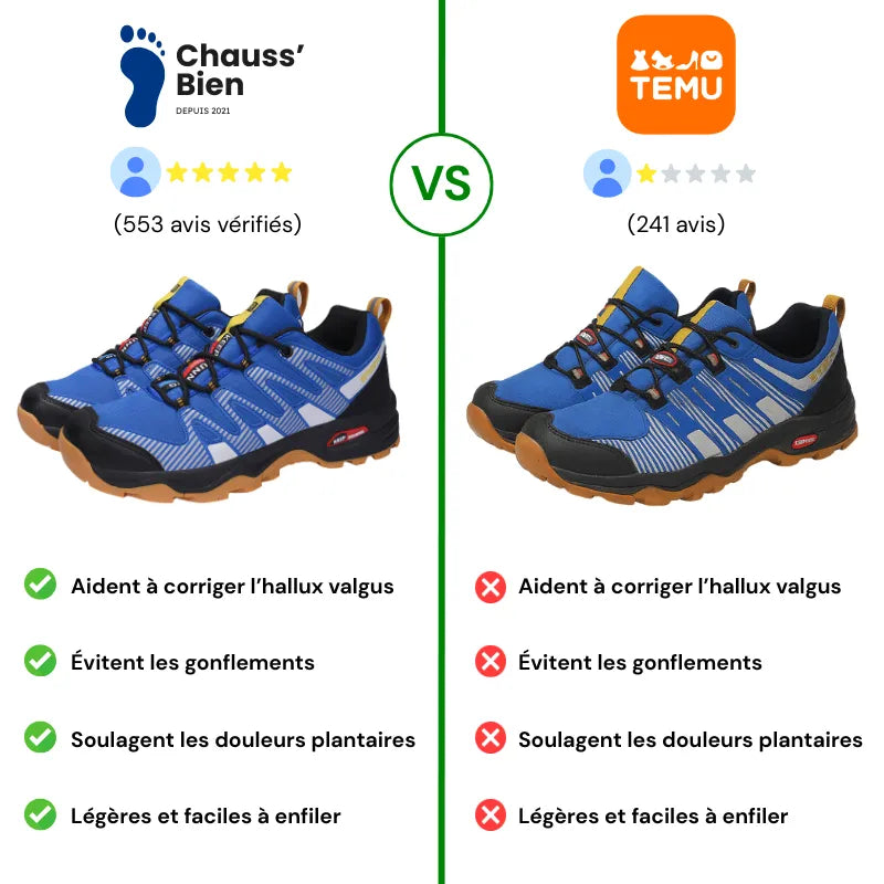 OrthoTrailPro™ - Chaussures de marche à confort orthopédique
