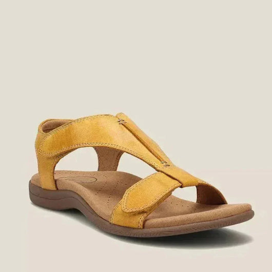 Liria™ - Sandales ouvertes en cuir à confort orthopédique
