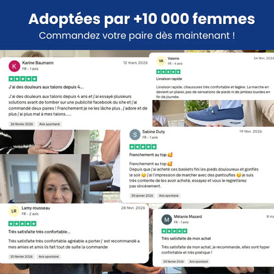 ErgoSport+™ - Baskets à confort orthopédique pour femme