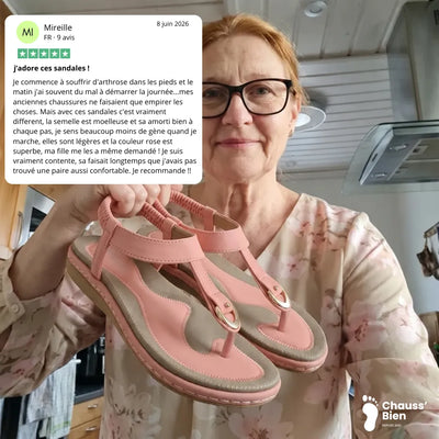 Éloria™ - Sandales élégantes à confort orthopédique pour femme