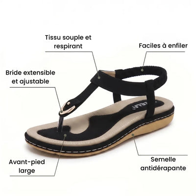 Éloria™ - Sandales élégantes à confort orthopédique pour femme