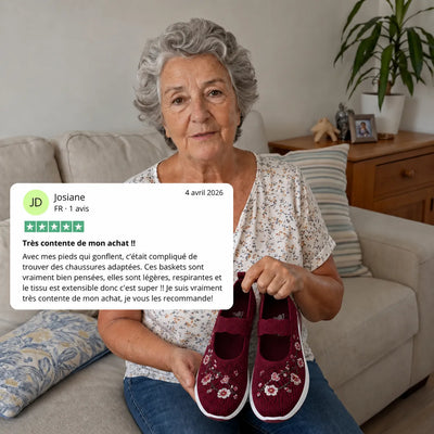 ErgoFlora™ - Baskets fleuries à confort orthopédique