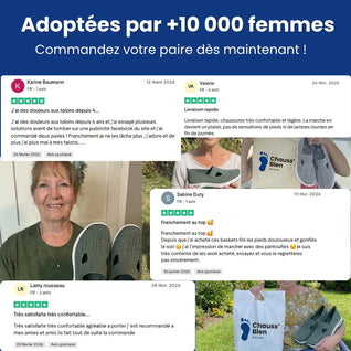 ErgoStepia™ - Baskets à confort orthopédique pour femme