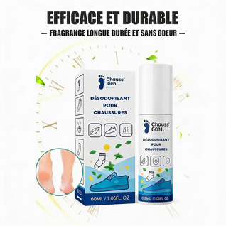Spray désodorisant pour chaussures 60ml