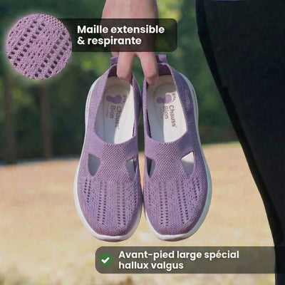 ErgoStepia™ - Baskets à confort orthopédique pour femme