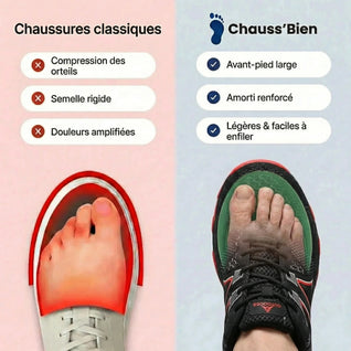 TrekPro™ - Chaussures de marche à confort orthopédique homme
