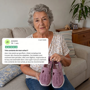 ErgoStepia™ - Baskets à confort orthopédique pour femme