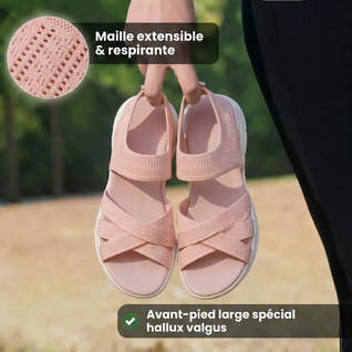 ErgoLina™ - Sandales à confort orthopédique pour femme