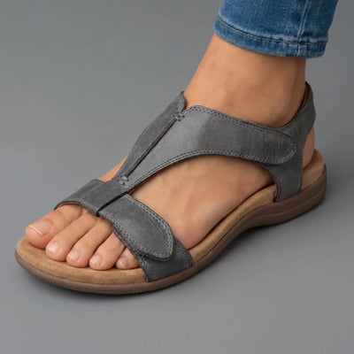 Liria™ - Sandales ouvertes en cuir à confort orthopédique