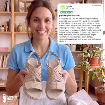 Lovia™ - Sandales à confort orthopédique pour femme